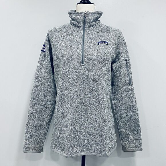 Patagonia Tops - Patagonia W’s Grey L Better Sweater ¼ Zip Fleece Pullover High Point University